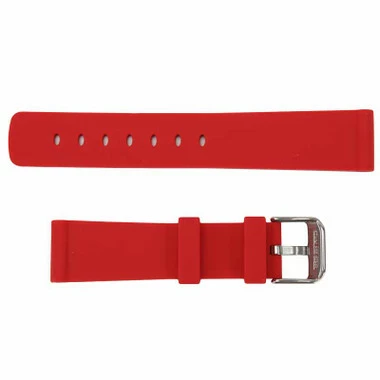 Silicone Watch Band 18mm Red Sport Rubber Jelly 7 11/16 Inch Length 3 Silicone Watch Band 18mm Red Sport Rubber Jelly 7 11/16 Inch Length - Image 3