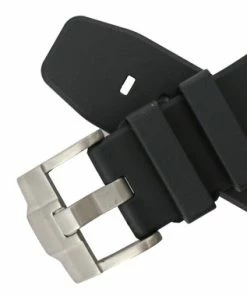 Black With Red Stripe Silicone 20MM Made To Fit Rolex® Curved End Watch Band 7 Inch Length -Cheap Watch Bands Store red silicone watch band photo4 53055.1659442759