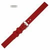 Red Silicone Watch Band 12mm Rubber Strap 7 Inch Length