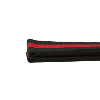 Hadley Roma Red And Black Striped 22mm Nylon Watch Band 7 3/4 Inch Length 5 Hadley Roma Red And Black Striped 22mm Nylon Watch Band 7 3/4 Inch Length - Image 5