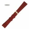 Hadley Roma 18mm Leather Watch Band Red Smooth Calf 6 1/2 Inch Length