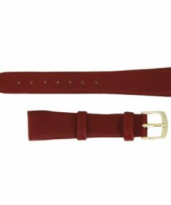 Hadley Roma 18mm Leather Watch Band Red Smooth Calf 6 1/2 Inch Length -Cheap Watch Bands Store red leather watchband 118 16photo2 34186.1659442656