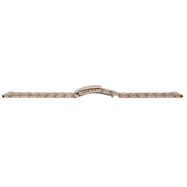 20mm Rose Gold Tone Metal Watch Band With Straight Ends 7 Inch Length 2 20mm Rose Gold Tone Metal Watch Band With Straight Ends 7 Inch Length - Image 2