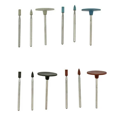 12 Piece Rubber Polishing Assortment 3/32" Shanks 1 12 Piece Rubber Polishing Assortment 3/32" Shanks