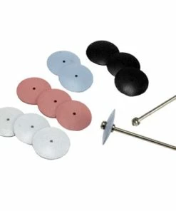 Silicon Carbide Polishing Wheels 7/8 Inch KNIFE Edge 14 Piece Set