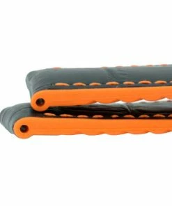 Black Leather 22mm Alligator Grain Stitched With Orange Silicone Lining 7 7/8 Inch Length -Cheap Watch Bands Store silicone leather watchband 203 20photo5 91156.1659986022