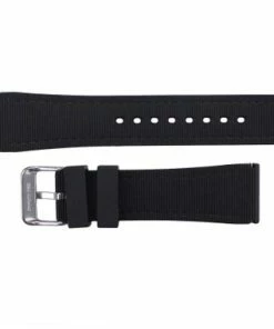 Black 24mm Silicone Watch Band Sport Strap 8 Inch Length -Cheap Watch Bands Store silicone watch band 2079 24photo3 43828.1659986016