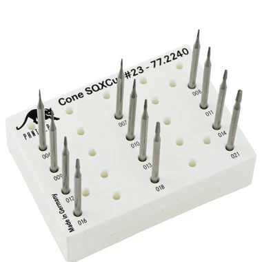 Panther Cone Square Cross Cut Burs Tungsten Steel Set Of 12 1 Panther Cone Square Cross Cut Burs Tungsten Steel Set Of 12