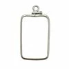 Coin Bezel Credit Suisse 2.5 Gram Gold Bar Sterling Silver Coin Edge Coin Frame Pendant