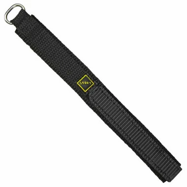 14mm Black Nylon Watch Strap Velcro® Style Sport Band 10 1/2 Inch Length 2 14mm Black Nylon Watch Strap Velcro® Style Sport Band 10 1/2 Inch Length - Image 2