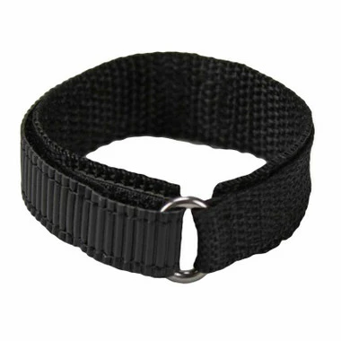 14mm Black Nylon Watch Strap Velcro® Style Sport Band 10 1/2 Inch Length 4 14mm Black Nylon Watch Strap Velcro® Style Sport Band 10 1/2 Inch Length - Image 4