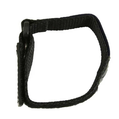 22mm Black/Blue Nylon And Leather Watch Strap Velcro® Style Sport Band 10 Inch Length 5 22mm Black/Blue Nylon And Leather Watch Strap Velcro® Style Sport Band 10 Inch Length - Image 5