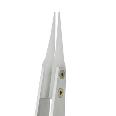 Horotec Aluminum Tweezer With Very Fine Delrin Tips 2 Horotec Aluminum Tweezer With Very Fine Delrin Tips - Image 2