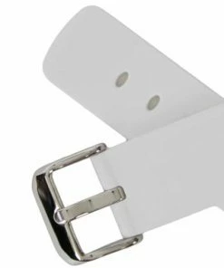 Silicone Watch Band 18mm White Sport Rubber Jelly 7 11/16 Inch Length -Cheap Watch Bands Store white rubber watchband photo4 88487.1659442738