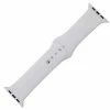 White Silicone Watch Band Made To Fit 42mm Apple® Watch