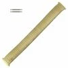 Yellow Gold Tone Metal Watch Band 6 3/4 To 12 Inch Long Length Expandable Ends Fit 16 To 22mm