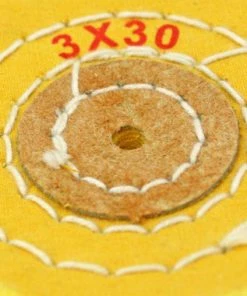 3 Inch Yellow Treated Muslin Polishing Buff 3 Rows Stitching With Leather Center 7 3 Inch Yellow Treated Muslin Polishing Buff 3 Rows Stitching With Leather Center -Cheap Watch Bands Store yellow polishing buff 17.651photo4 96650.1658872040